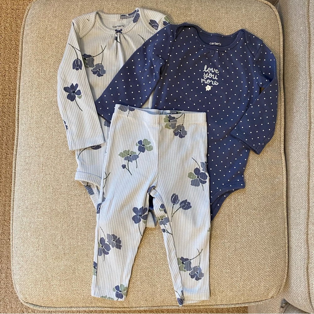 Carter's Baby Onesies and Pants Set